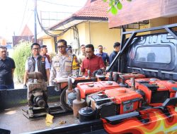 Respon Cepat, Polisi Berhasil Amankan Lima Tersangka Komplotan Pencuri Diesel di Ngawi