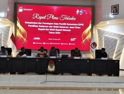 Memastikan Akurasi Data Pemilih, KPU Sidoarjo Gelar Rapat Pleno Terbuka