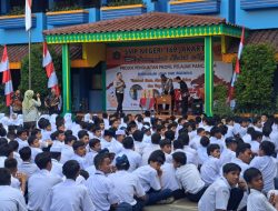 Ratusan Siswa SMPN 169 Jakarta Barat Ikuti Sosialisasi Tertib Lalu Lintas, Anti-Bullying, dan Narkoba