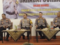 Sahabat Curhat Polresta Sidoarjo Cooling System Jelang Pilkada Serentak