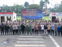 Gelar Sispamkota, Polres Metro Kota Tangerang Siap Amankan Pilkada 2024