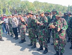 Sinergitas, Kodim 0817/Gresik Bersama Instansi Terkait Gelar Sispamkota