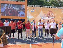 Dandim 0829 Beserta Forkopimda Bangkalan Buka Lomba Volly Antar Kabupaten