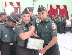 Dandim 0829/Bangkalan Pimpin Acara Korps Raport Pindah Satuan