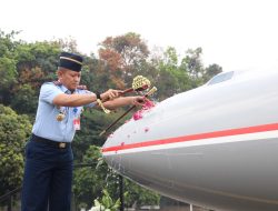 Pesawat Falcon 8X A-0802 Menambah Kekuatan Armada Pesawat VIP/VVIP Skadud 17 Lanud HLM