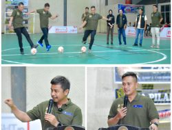 Bersama Dandim 0313/KPR, Pj Sekda Kampar Buka Secara Resmi Open Turnamen Futsal Dandim 0313-KPR Cup I