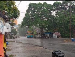 Warga Dan Masyarakat Sirah Pulau Padang Diguyur Hujan Deras, Walaupun Sebentar