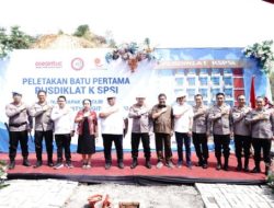 Kapolri Laksanakan Peletakan Batu Pertama Pembangunan Gedung Pusdiklat SPSI di Kawasan Jatiluhur Kab. Purwakarta