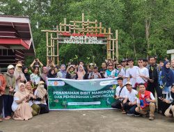 Cegah Abrasi, Yakesma Malut Berkolaborasi dengan PPK Ormawa Teknik Pertambangan Unkhair Lakukan Penanaman Mangrove di Maitara