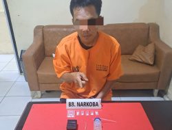 Kedapatan Milik Sabu-sabu, Warga Desa Kepau Jaya Ditangkap Satnarkoba Polres Kampar 