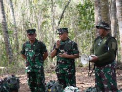 Dirdok Kodiklatal Tinjau Lattek Berganda di Rahlat PLP-4 Marinir