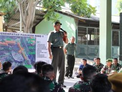 Selaku Dansubsatgas Obyek, Dandim Surabaya Utara Berikan Arahan