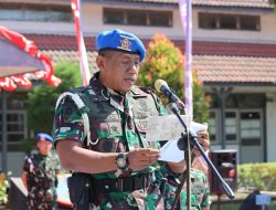 Tingkatkan Kemampuan Prajurit Baret Biru, Danpusdikpomal Pimpin Upacara Penutupan Kursus Singkat Bintara dan Tamtama Pomal