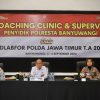 Tingkatkan Kualitas Pelayanan Polresta Banyuwangi Gelar Coaching Clinic