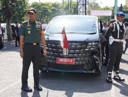 Rangkaian Kunjungan Kerja Presiden RI di Wilayah Korem 084/BJ Berjalan Aman dan Lancar