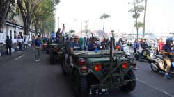 Kendarai Wilis, Irkodiklatal Bersama Komunitas Vespa Ikut Meriahkan NBOD HUT Ke-79 TNI AL