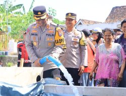 Polres Ngawi Kembali Salurkan Bantuan Air Bersih di 4 Desa