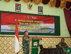 Penyuluhan Hukum Dalam Rangka Operasi Teritorial TNI TA. 2024