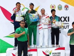 Atlet Taekwondo Polda Jawa Timur Raih Medali Emas di PON XXI