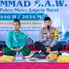 Ustadz Nur Maulana Semarakkan Maulid Nabi di Polres Metro Jakarta Barat dengan Pesan Cinta Rasul serta Wujudkan Pemilukada 2024 aman dan sukses