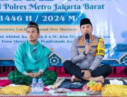 Ustadz Nur Maulana Semarakkan Maulid Nabi di Polres Metro Jakarta Barat dengan Pesan Cinta Rasul serta Wujudkan Pemilukada 2024 aman dan sukses