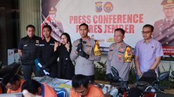 Polres Jember Amankan Tersangka Begal Payudara yang Resahkan Warga