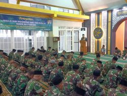 Kodim 0817/Gresik Gelar Acara Maulid Nabi Dengan Tema Meneladani Akhlak Nabi Muhammad SAW Dalam Mewujudkan Personil TNI-AD yang Religius