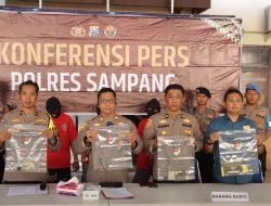 Polres Sampang Berhasil Ungkap Curanmor 9 TKP , 3 Tersangka Diamankan