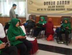 Kodim 0830/Surabaya Utara Ikuti Bakti Kesehatan Dalam Rangka Memperingati HUT Ke-79 TNI