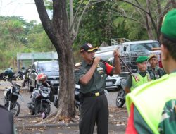 Komanda Kodim 0830/Surabaya Utara Pimpin Apel Pengecekan Pengamanan VVIP untuk Kunjungan Presiden RI