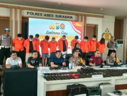 Satreskrim Polrestabes Surabaya Berhasil Menangkap 10 WNA Dalam Kasus Penipuan Online