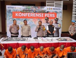 Polres Probolinggo Kota Ungkap Kasus Tawuran Antar Gengster, 7 Pemuda Diamankan