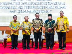 Hadiri Seminar Kebangsaan HUT ke-60 Fraksi Partai Golkar MPR RI, Ketua MPR RI Bamsoet Ingatkan Pentingnya Rekonsiliasi Antar Anak Bangsa