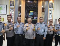 Jalin Silaturahmi Dan Jaga Sinegritas, Kalapas Kelas IIB Pasir Pengaraian Sambangi Polres Rokan Hulu