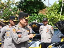 Polda Jatim Cek Ranmor Dinas Polres Madiun Kota, Pastikan Kesiapan Pengamanan Pilkada 2024