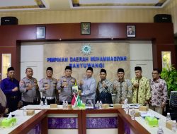 Cooling System, Kapolresta Banyuwangi Silaturahmi ke PD Muhammadiyah Pererat Sinergitas Wujudkan Pilkada 2024 Damai