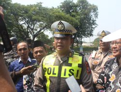 Ops Zebra Semeru 2024 Polisi Gelar Doa Bersama di Jalur Rawan Laka Lantas di Sidoarjo