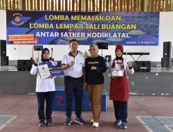 Jalin Kekompakan, Kodiklatal Gelar Lomba Masak dan Lempar Tali Buangan Antar Satker