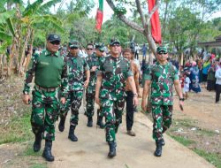 Kunjungan Pangdam V/Brawijaya Menyongsong Launching Program Pipanisasi di Wilayah Bawean