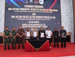 Sukseskan Program Asta Cita, Polres Blitar bersama Pemkab Tandatangani MoU Wujudkan Swasembada Pangan