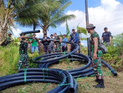 Melalui Program Pipanisasi, TNI Manunggal Air Tingkatkan Produktivitas Petani Bawean