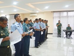 Doakan Kelancaran HUT Ke-79 TNI, Antap dan Siswa Kodiklatal Laksanakan Doa Bersama