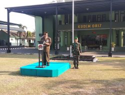 Kodim 0817/Gresik Gelar Upacara HUT Ke-79 TNI Tahun 2024