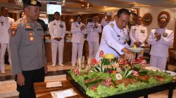 Di HUT TNI KE-79, Kodiklatal Mendapat Kado Istimewa Dari Polrestabes Surabaya