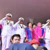 Dankodiklatal Hadiri Peringatan HUT TNI Ke-79 Di Silang Monas Jakarta