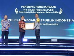 Polresta Sidoarjo Raih Top Inovasi Pelayanan Publik Kelompok Keberlanjutan Tahun 2024