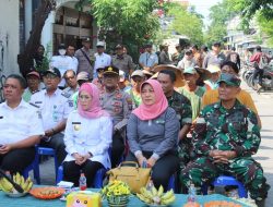 Kepala Staf Kodim 0830/Surabaya Utara Hadiri Peresmian Rumah Pompanisasi dan Penanaman Padi