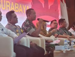 Komandan Kodim 0830/Surabaya Utara Jadi Narasumber dalam Pengarahan Forkopimda Surabaya