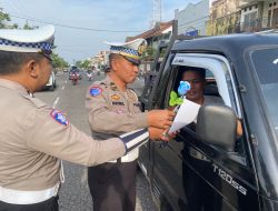 Operasi Zebra Semeru 2024 di Ponorogo, Pengendara Tertib Dapat Reward