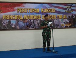 Perkuat Kemampuan Peperangan Laut, 13 Perwira TNI AL Lulus Kursus Principal Warfare Officer